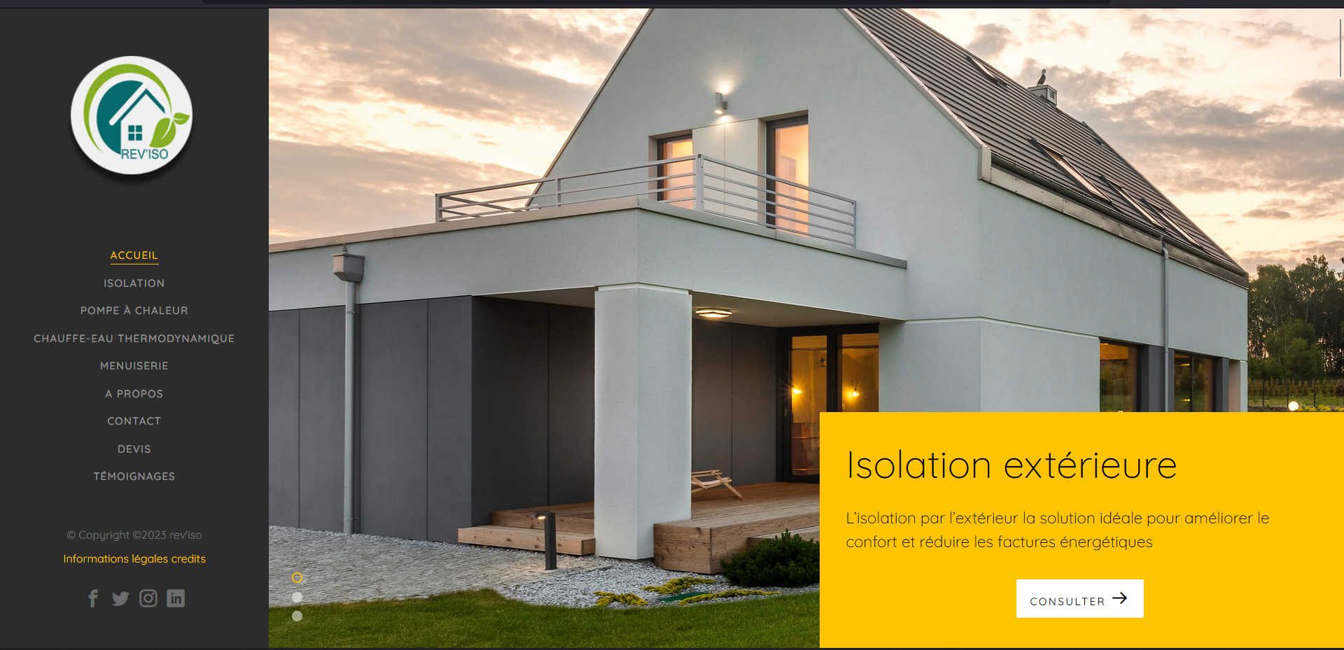 référence projet pour le site web renovbatandco